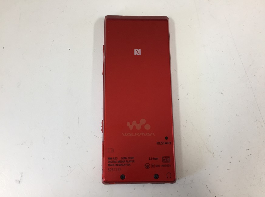 WALKMAN NW-A25のバッテリー交換価格が6980円と安価！純正品と同じ容量