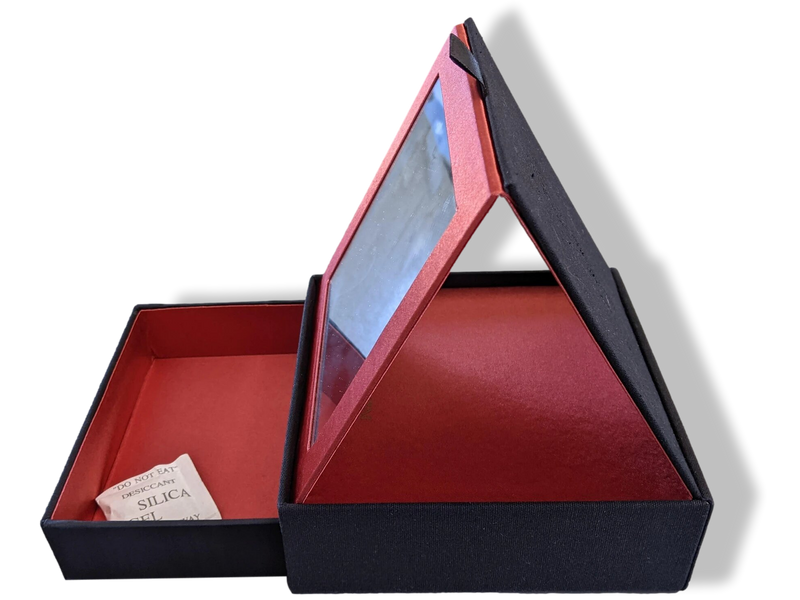 YVES SAINT LAURENT PARFUMS Black Suede Travel Jewels Cosmetic Box