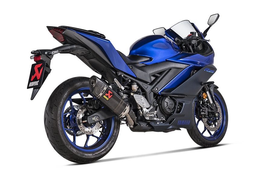 AKRAPOVIC】YAMAHA YZF-R25 ＆ MT-25 2022年モデル用JMCA認証マフラー