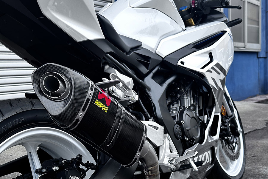 AKRAPOVIC】HONDA CBR250RR 2023年モデルにてアクラポビッチJMCA認証