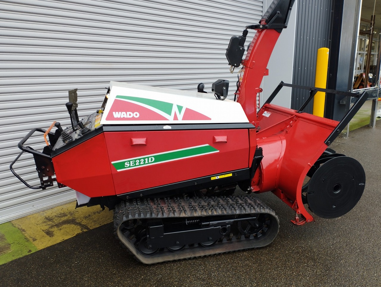 中古除雪機整備完了 ワドーSE221D 22馬力ディーゼル除雪機 ｜修理