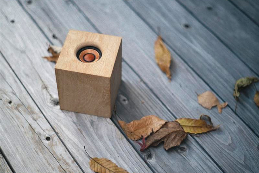 Even the driver on JVC Kenwood's wooden Bluetooth speaker is made