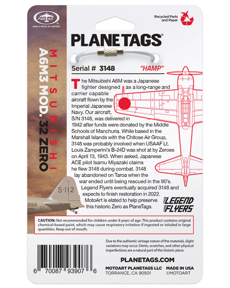 A6M3-32 ZERO 3148 – MotoArt PlaneTags