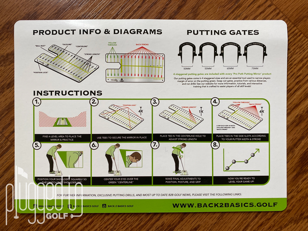 Back 2 Basics Pro Path Putting Mirror Review - Plugged In Golf