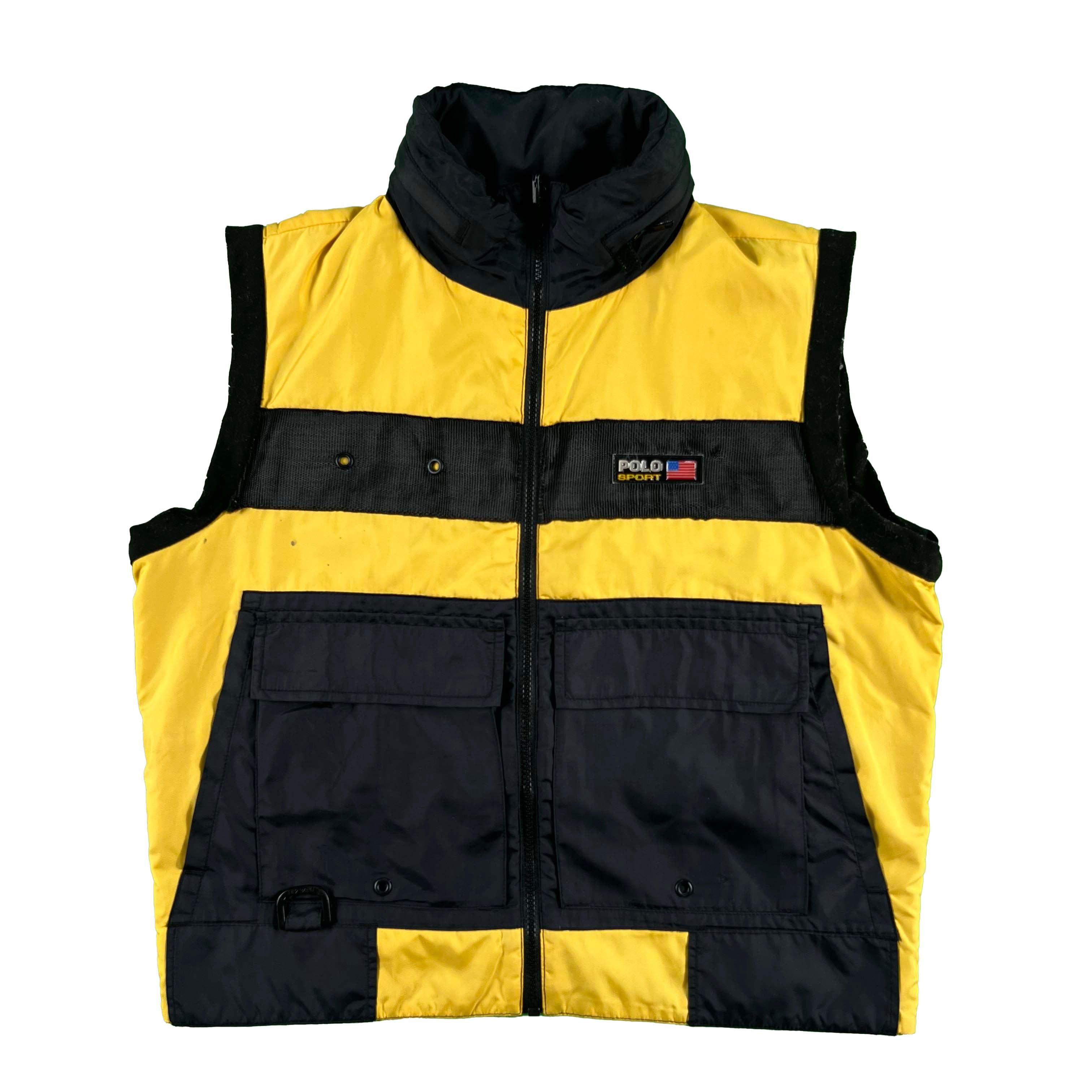 90s Reversible Polo Sport Vest- M – Plum Garments