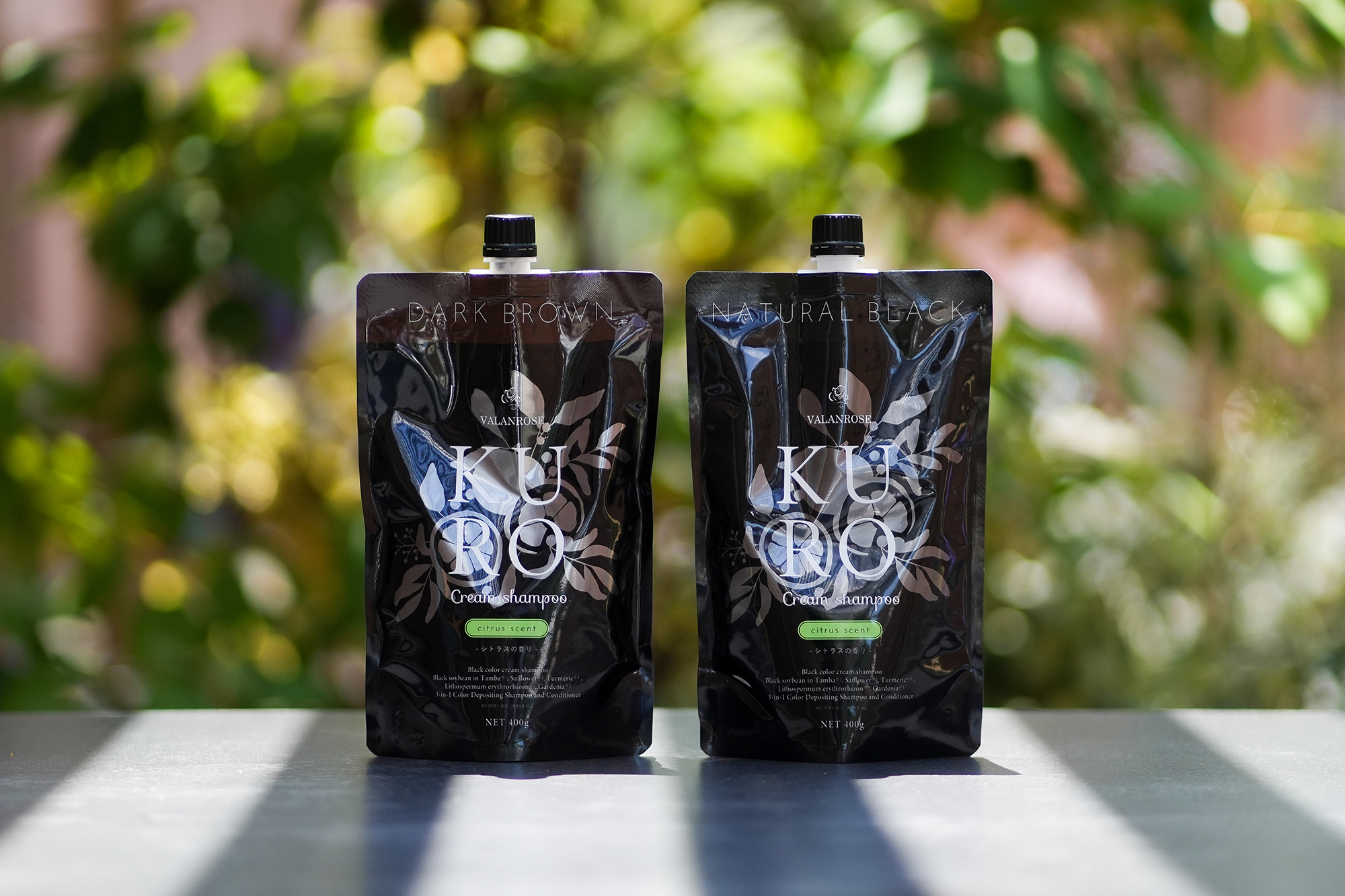 KURO クロ クリームシャンプー ナチュラルブラック 4個 VALANROSE KURO