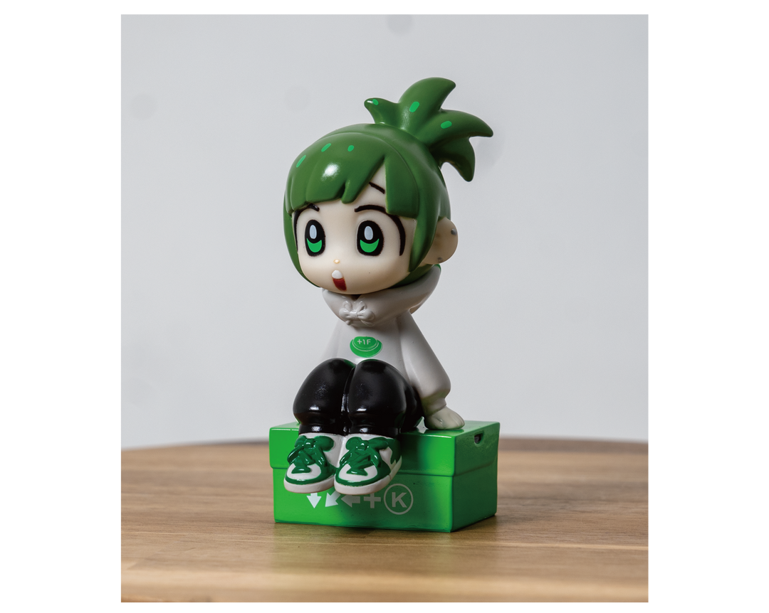 1F KICK chan FIGURE | Sit Gal KICKちゃん ソフビフィギュア