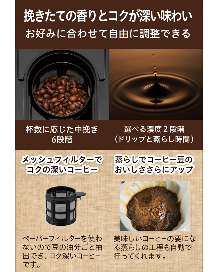 スマート全自動コーヒーメーカー