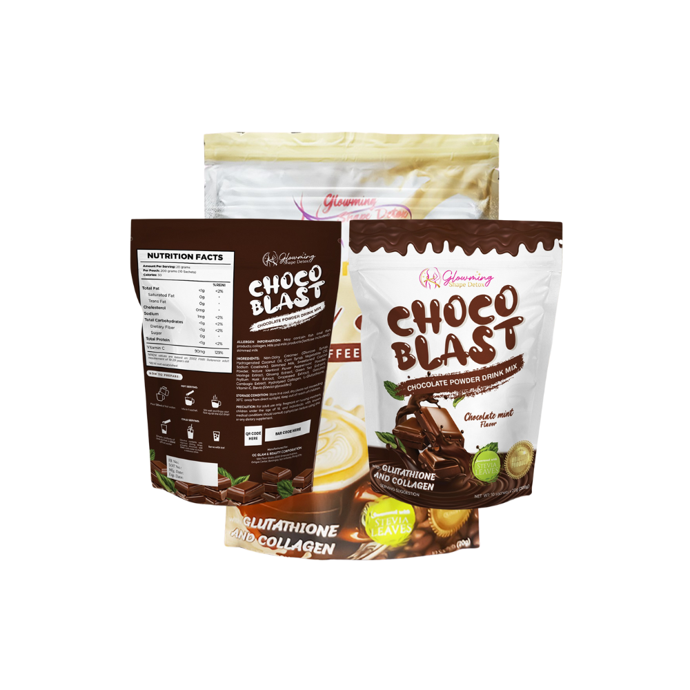 Glowming Shape Detox Choco Blast Chocolate Power Drink Mix – PNY