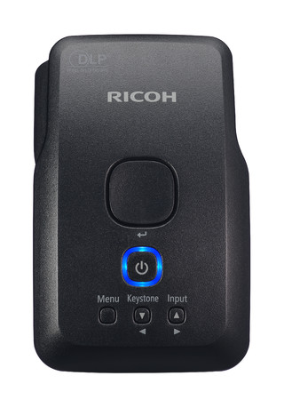 手持ちで使える小型ハンディプロジェクター「RICOH Image Pointer GP01