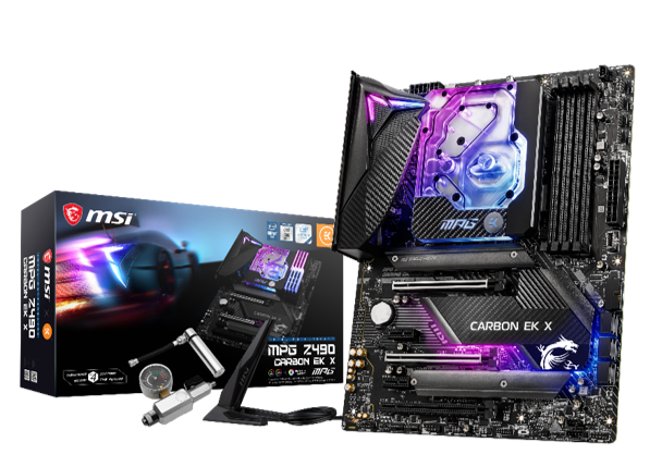 MSI初の水冷マザーボードが登場 「MPG Z490 CARBON EK X」発売