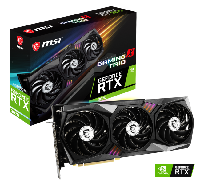 MSI、NVIDIA® GeForce RTX™ 3070を搭載したGAMINGシリーズモデル