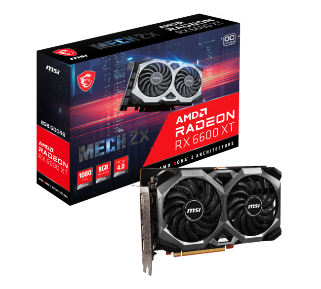 MSI、AMD Radeon™ RX 6600 XTを搭載したグラフィックスカード「RADEON