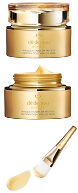包まれる至福、24Kゴールド配合。ゴールデンマスク。クレ・ド・ポー