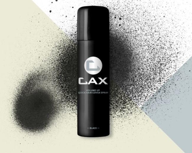 CAX ボリュームアップクイックヘアカバースプレー ブラック 5本セット