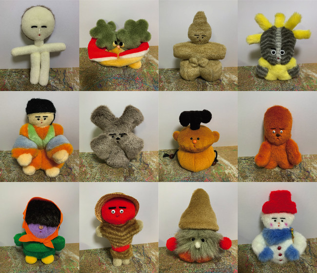 横浜人形の家で片岡メリヤス10周年記念展「メリヤスの人形の家」を開催