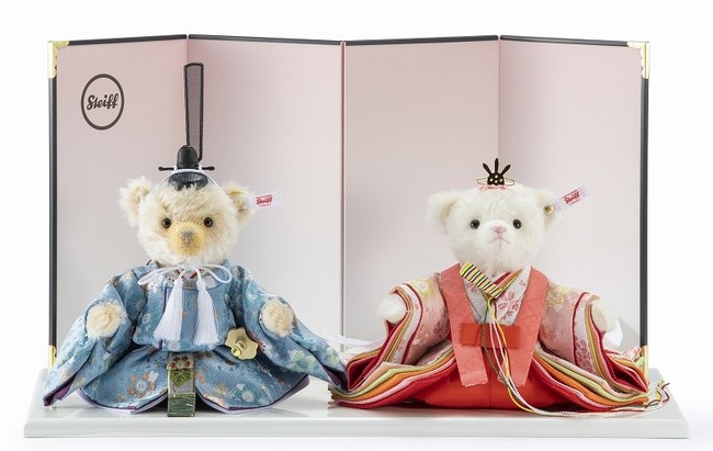 昨年も大好評！古典とモダンが融合したひな人形テディベアが今年も登場