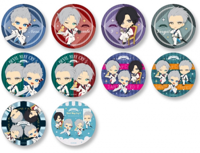 デビルメイクライ ダンテ 缶バッジ カプコンカフェ 5弾 デビル