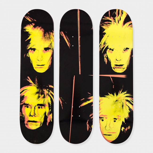 MoMA Design Store】ウォーホルの代表作が世界100セット限定のスケボー