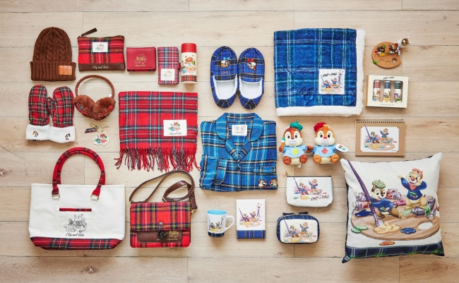 秋にぴったりのチェック柄を基調とした「Chip and Dale AUTUMN