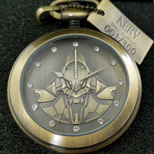 限定生産500個】エヴァンゲリオン 懐中時計（初号機） を予約販売