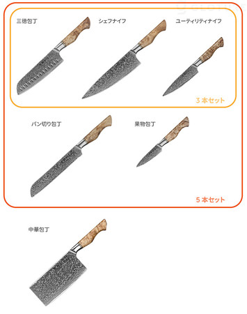 ☆クラウドファンディング開始☆ XINZUO®︎「67層ダマスカス鋼 高級