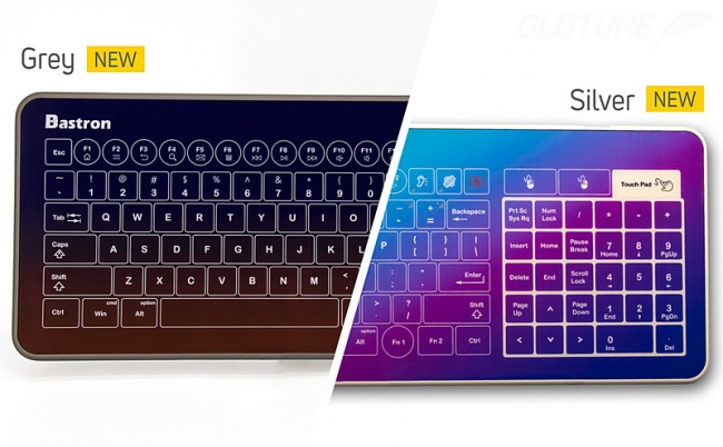 近未来デザインの高品質・高耐久なガラス製ハイエンド・キーボード