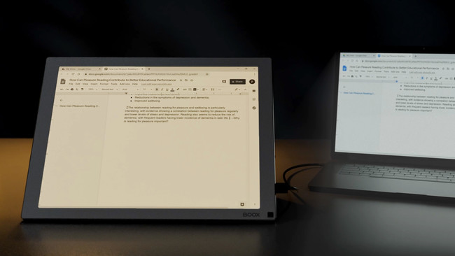 13.3インチEInkパネル搭載のセカンドモニター ”BOOX Mira” 発売の