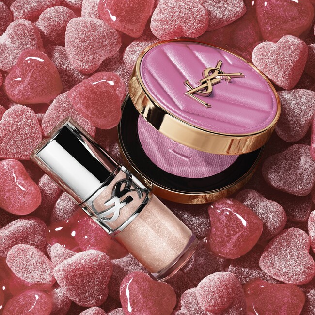 YSL ラブシャイン」と「YSL メイクミーブラッシュ パウダー」の人気