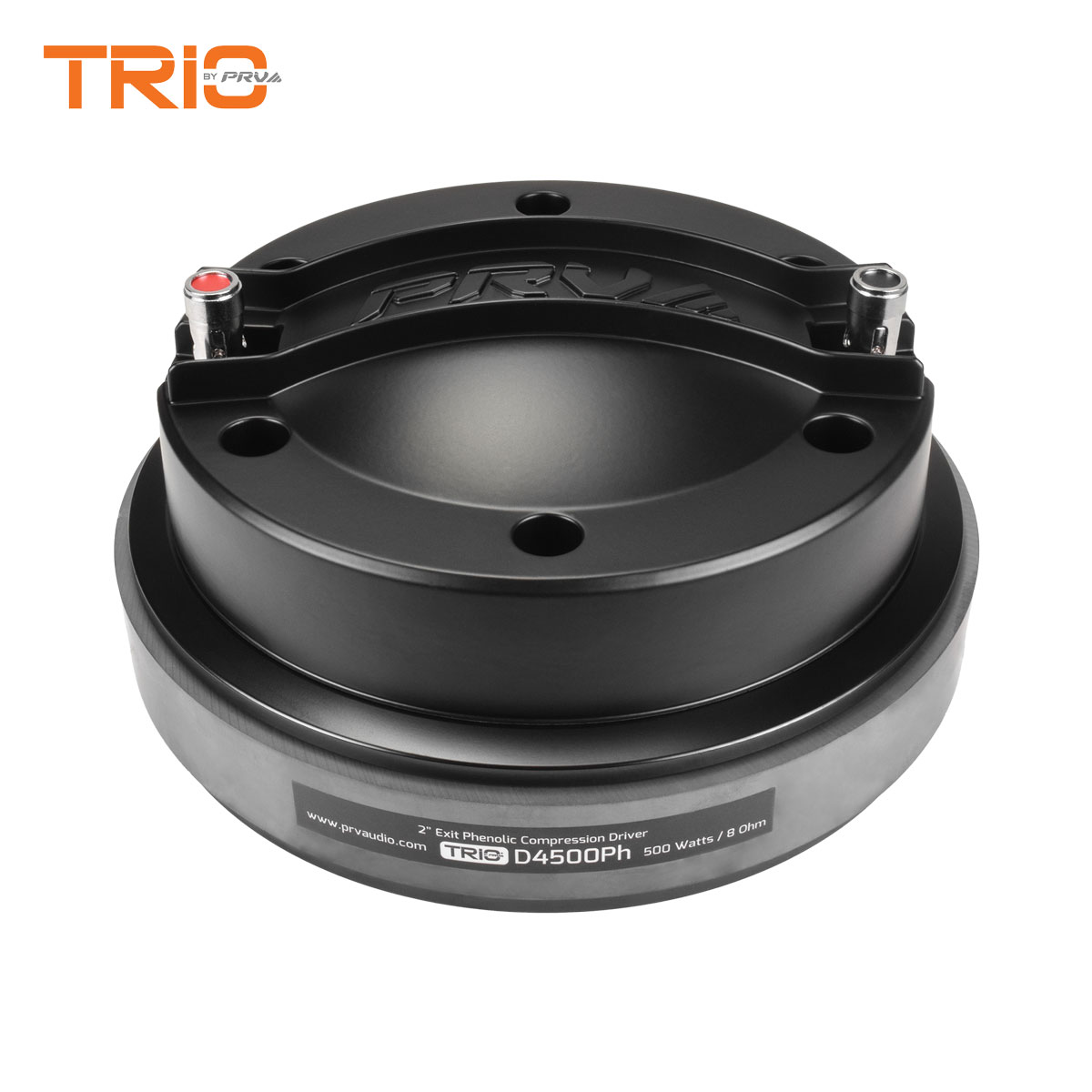 D4500Ph - Phenolic TRIO Compression Driver - 500 Watts - PRV Audio