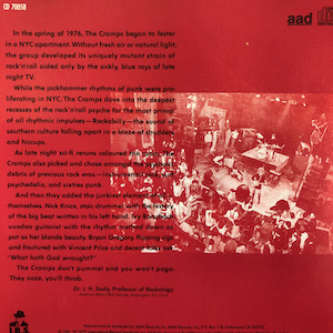 THE CRAMPS / GRAVEST HITS (クランプス / グラヴェスト・ヒッツ