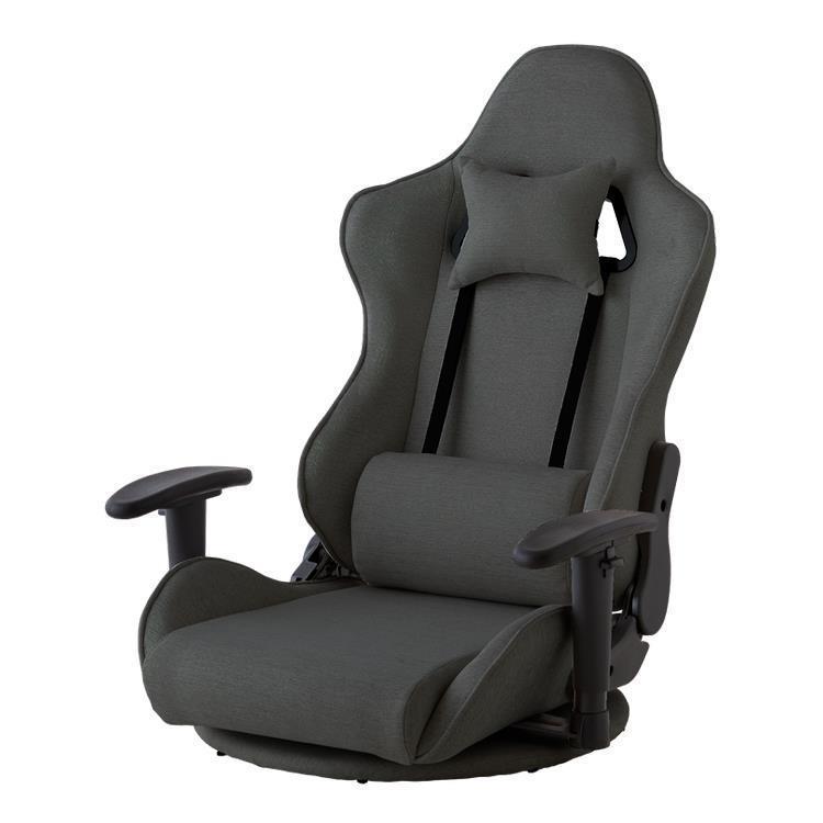 WEB限定】 ファブリックゲーミング座椅子 GY(グレー): ソファ