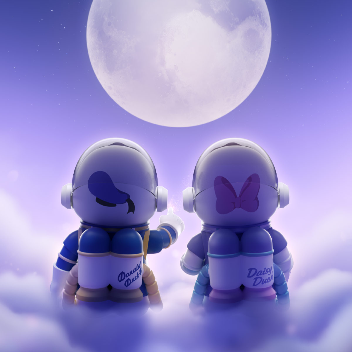 MEGA SPACE MOLLY 400% Donald Duck - POP MART (Japan)