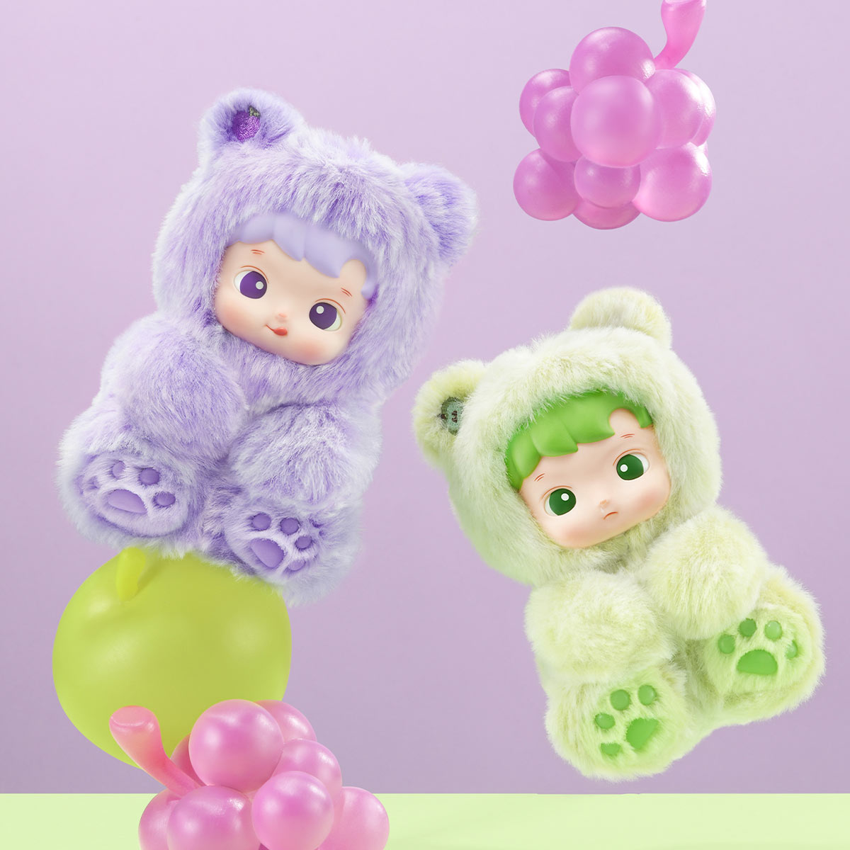 HACIPUPU Gummy Bear Series-Vinyl Plush Pendant Blind Box - POP