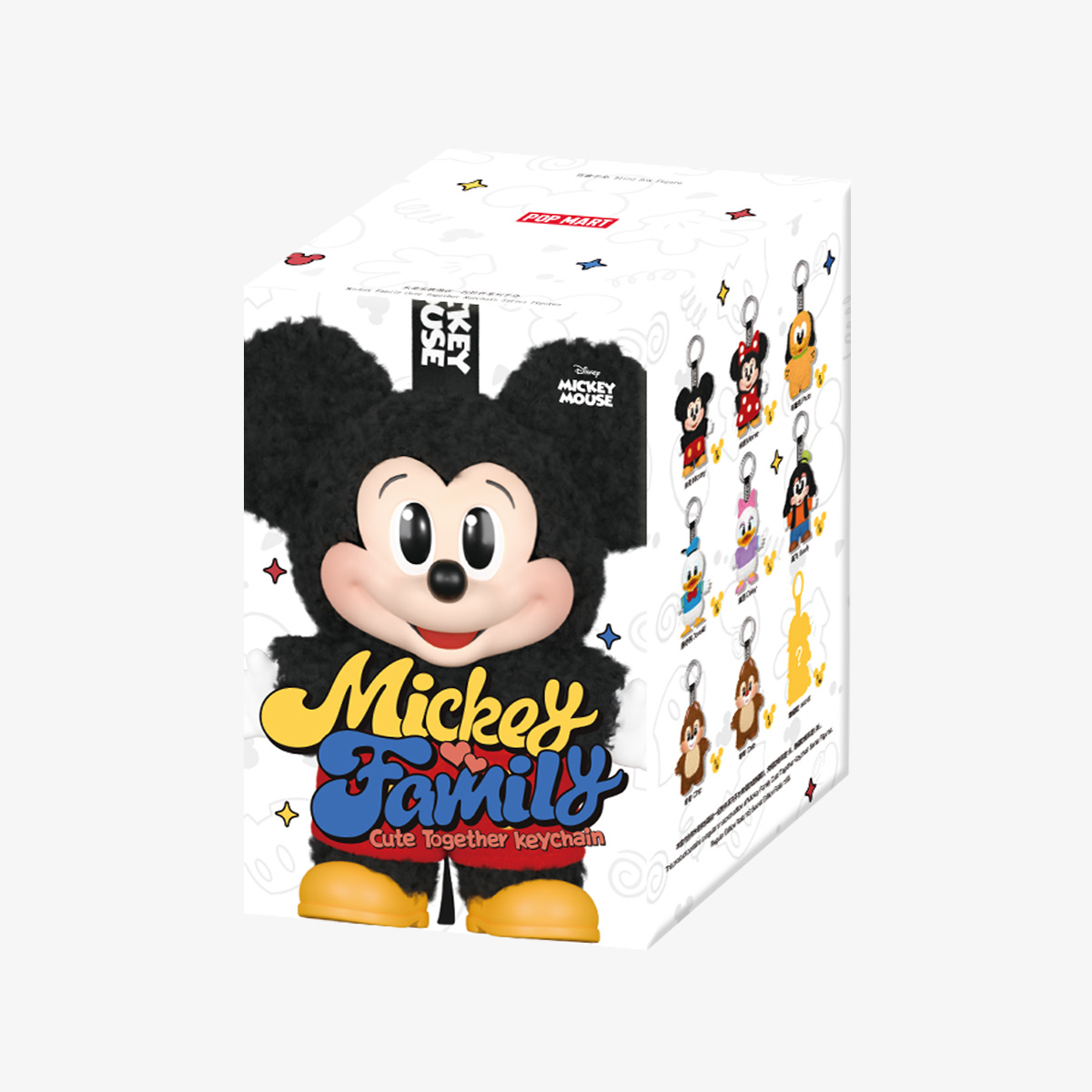 Mickey Family Cute Together Keychain Series Figures - POP MART (Japan)