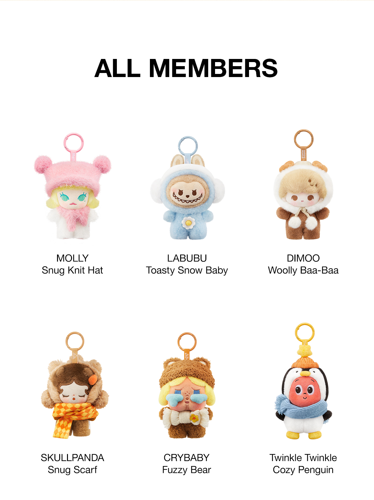 POP BEAN Fluffy & Cozy Series-Plush Pendant Blind Box - POP MART