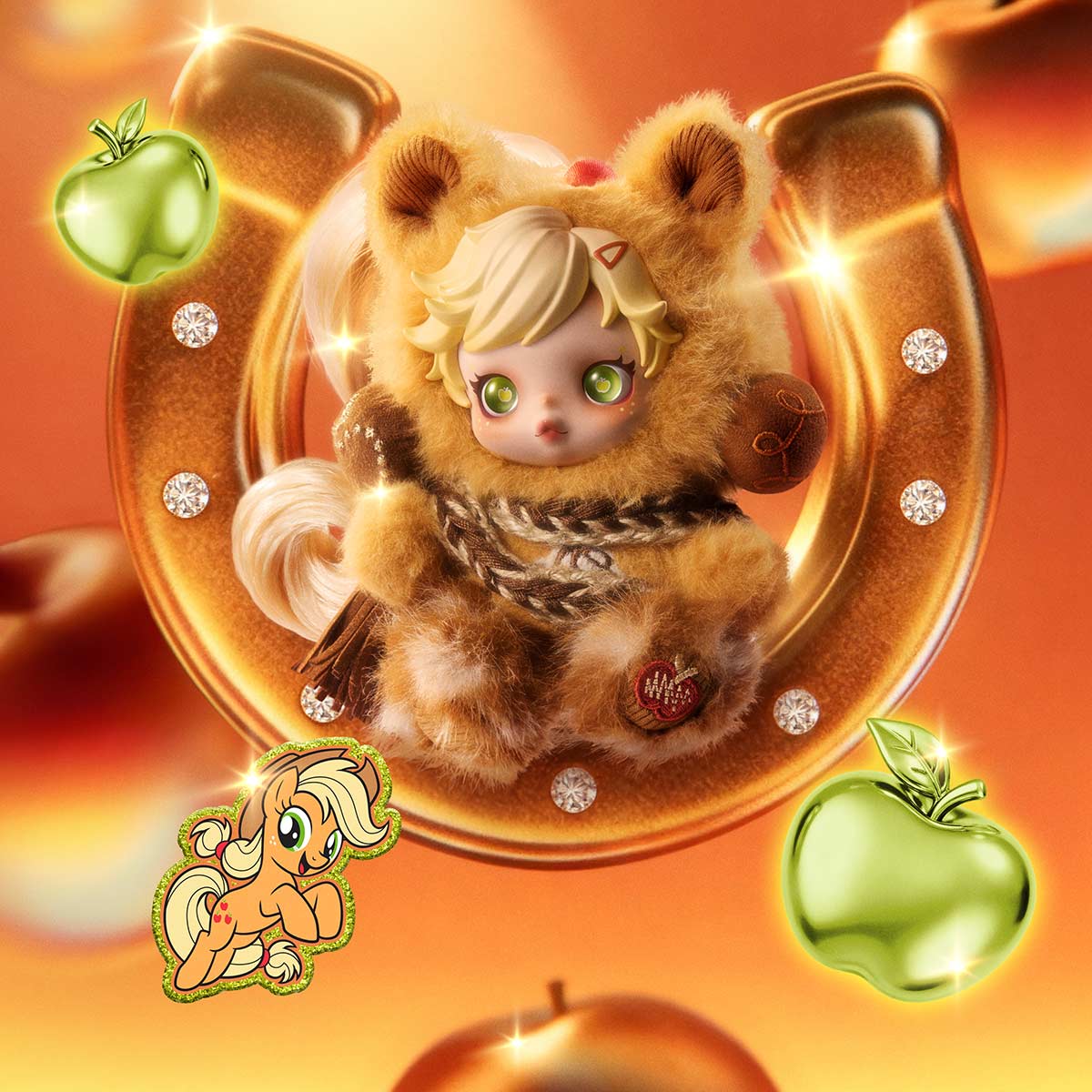 SKULLPANDA × My Little Pony シリーズ ぬいぐるみペンダント - POP