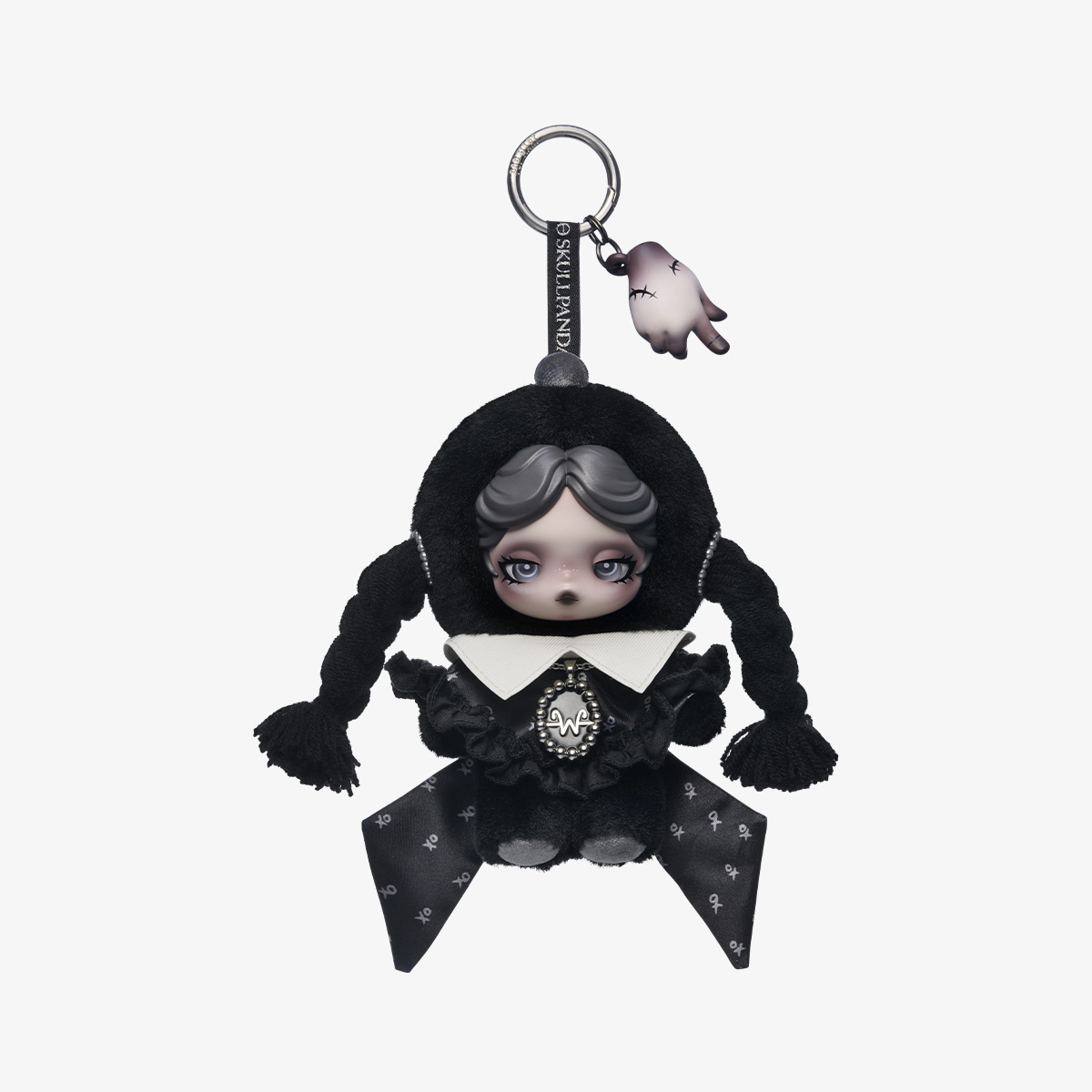 SKULLPANDA × Wednesday Plush（Classic Dress Version） - POP MART