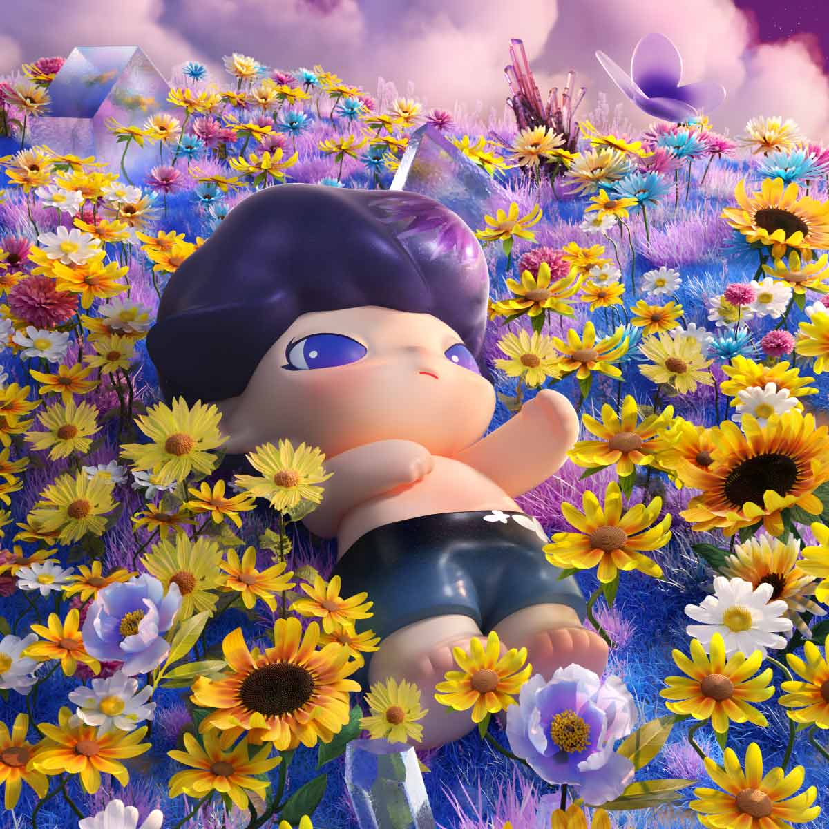 MEGA JUST DIMOO 1000% MIKA NINAGAWA | MEGA Collection - POP MART