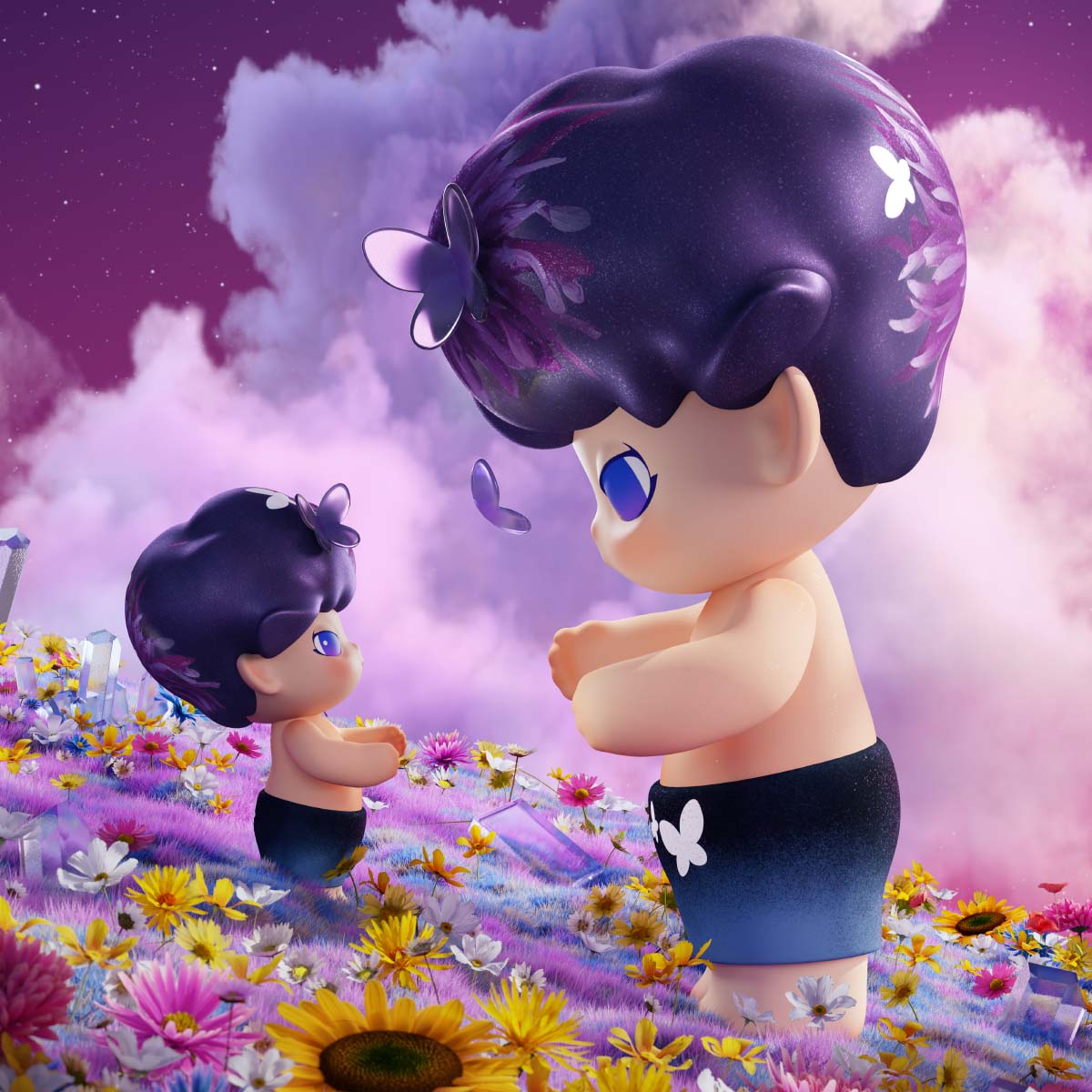 MEGA JUST DIMOO 1000% MIKA NINAGAWA | MEGA Collection - POP MART