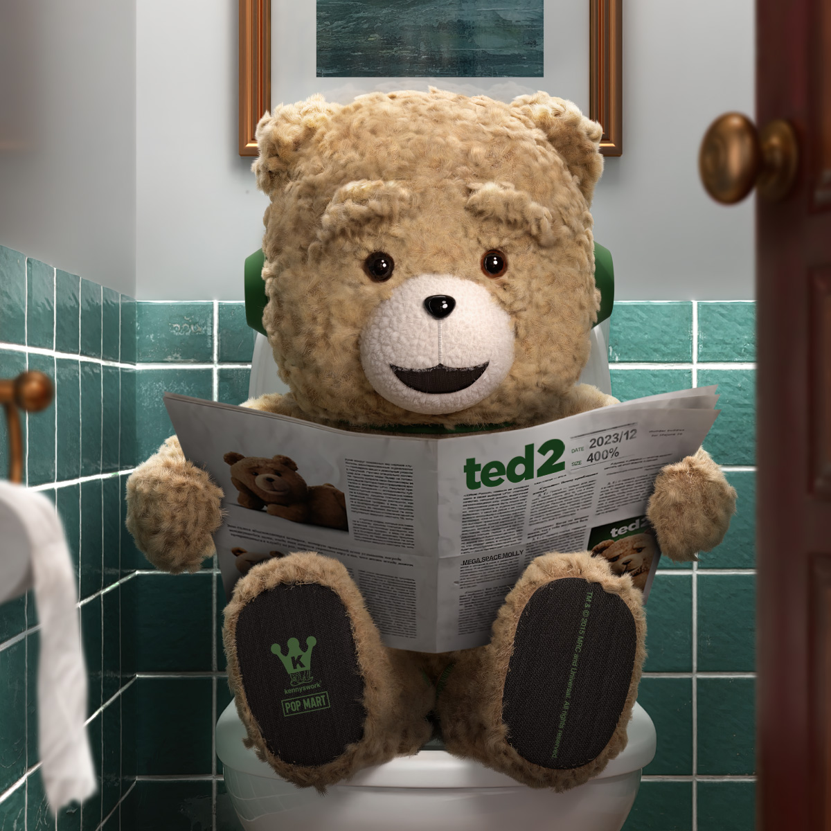 MEGA SPACE MOLLY 400% Ted 2 | MEGA Collection - POP MART (United