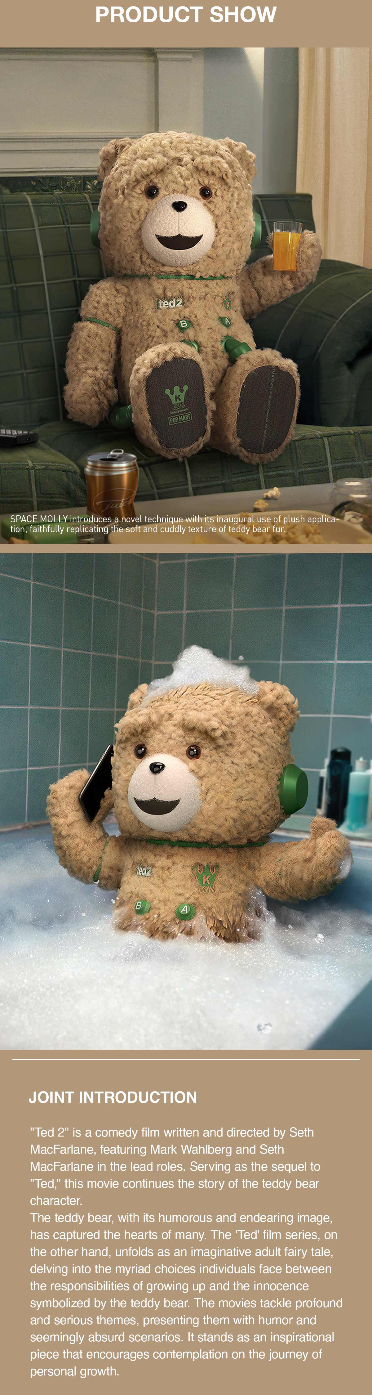 MEGA SPACE MOLLY 400% Ted 2 | MEGA Collection - POP MART (Canada)