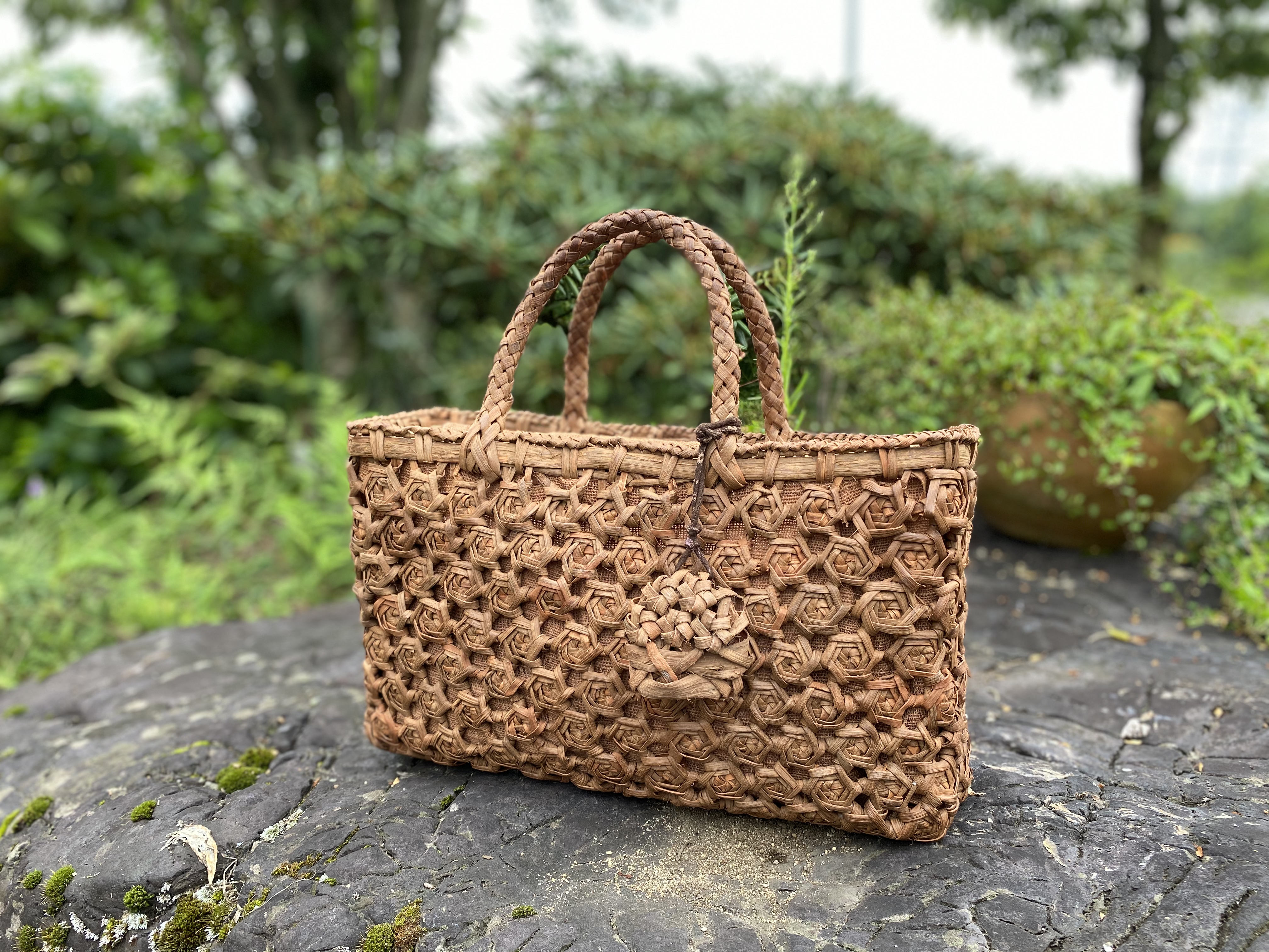 群馬県産山葡萄カゴバッグ＜乱れ編み＞ | tells market（テルズ