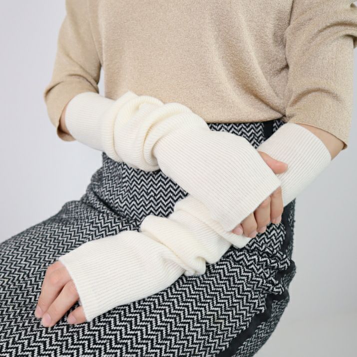 カシミヤ100％アームウォーマー | Milestone公式オンラインストア