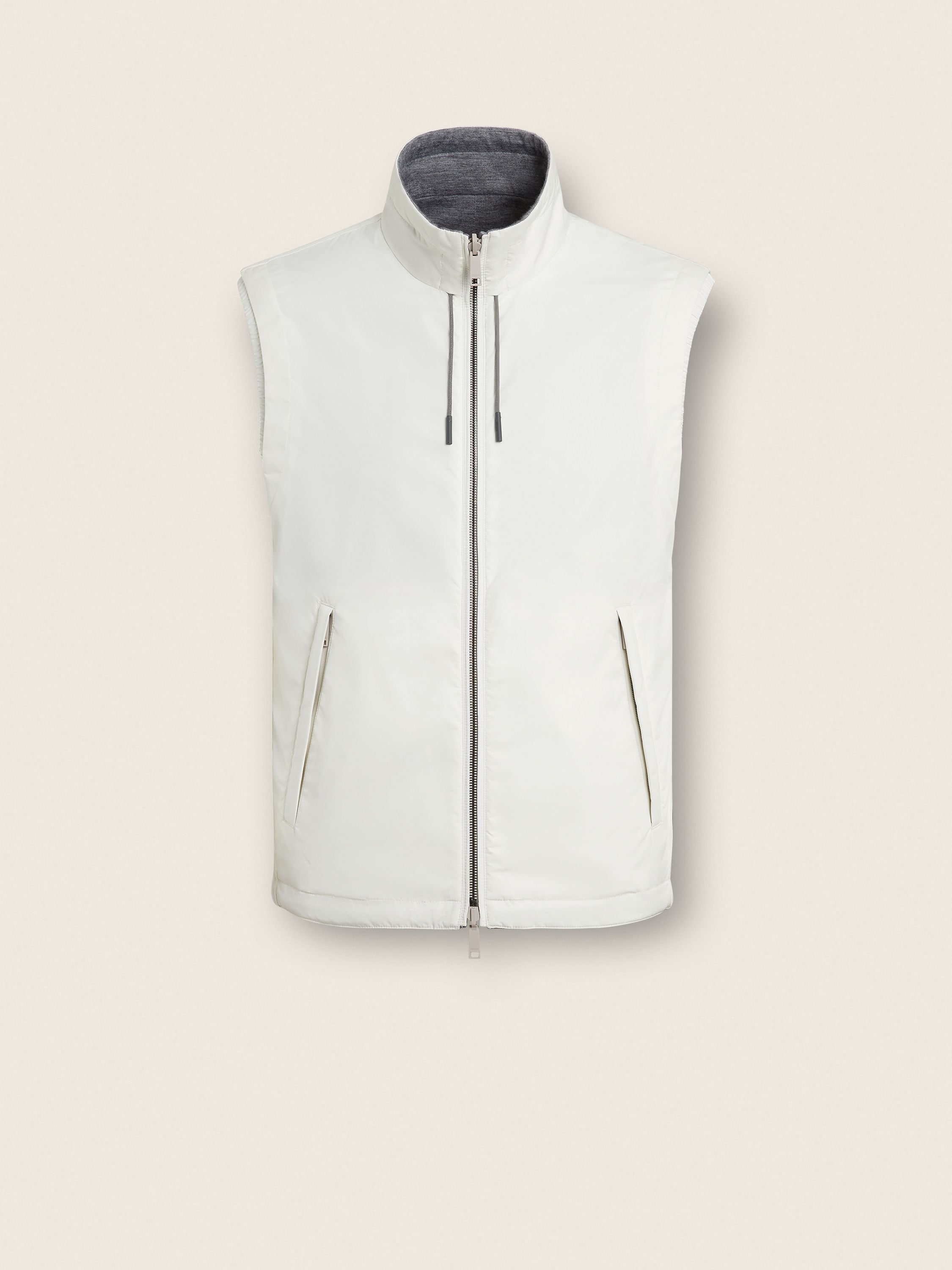 Microfiber Reversible Brezza Vest FW25 22271012 | Zegna US