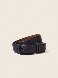 ブラック リバーシブル両面仕様レザーベルト FW25 22986639 | Zegna JP