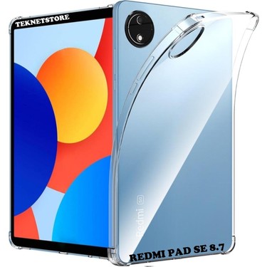 TEKNETSTORE Xiaomi Redmi Pad Se 8.7 Inç Kılıf Şeffaf Köşe Fiyatı