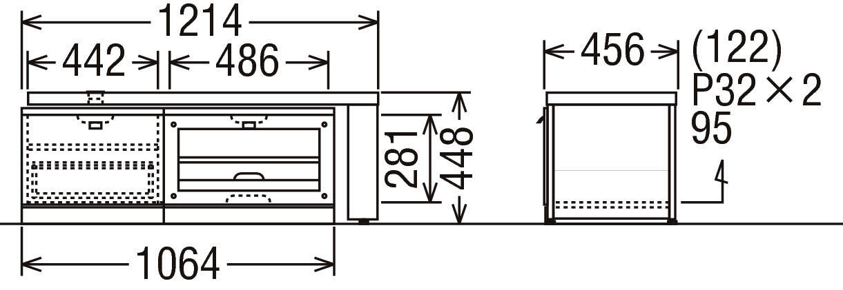 テレビボード QT4326MK | リビングボード | 家具を探す | カリモク家具