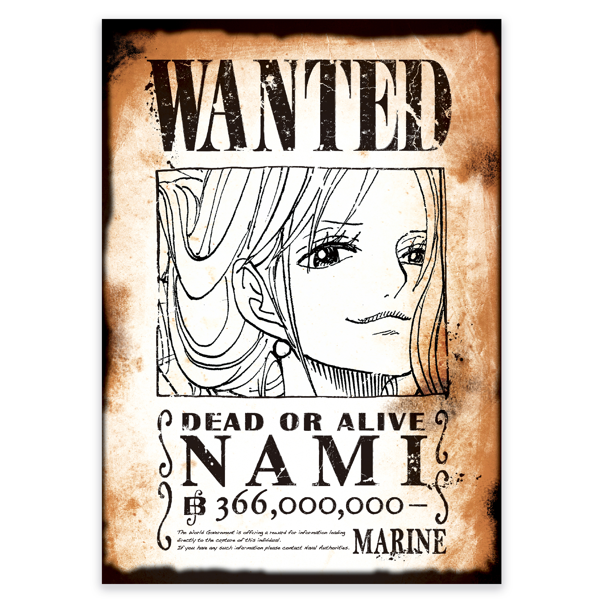 ONE PIECE WANTED POSTER | ONE PIECE BASE SHOP | ONE PIECE BASE