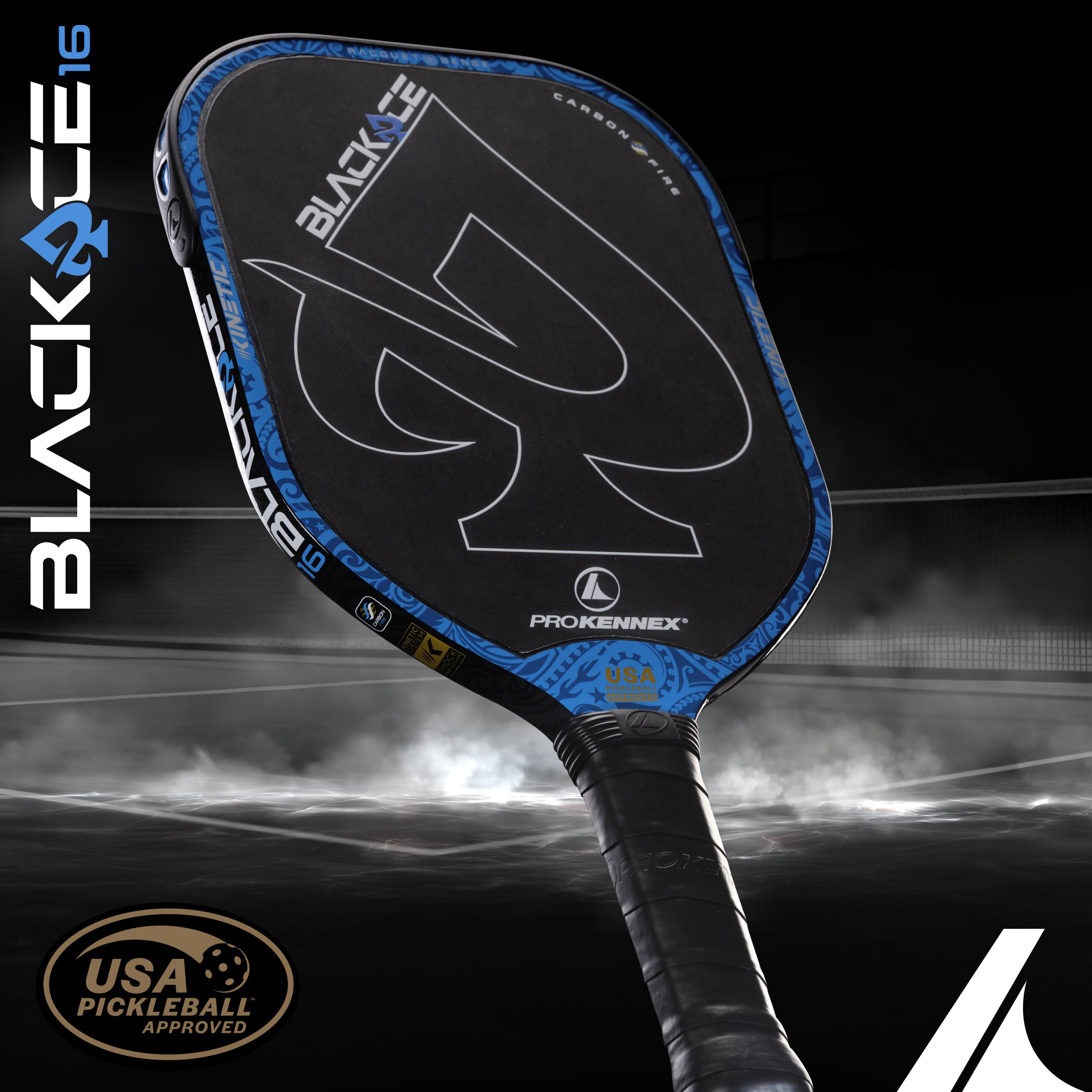 Black Ace 16 Pickleball Paddle | Maximum Arm Protection & Control